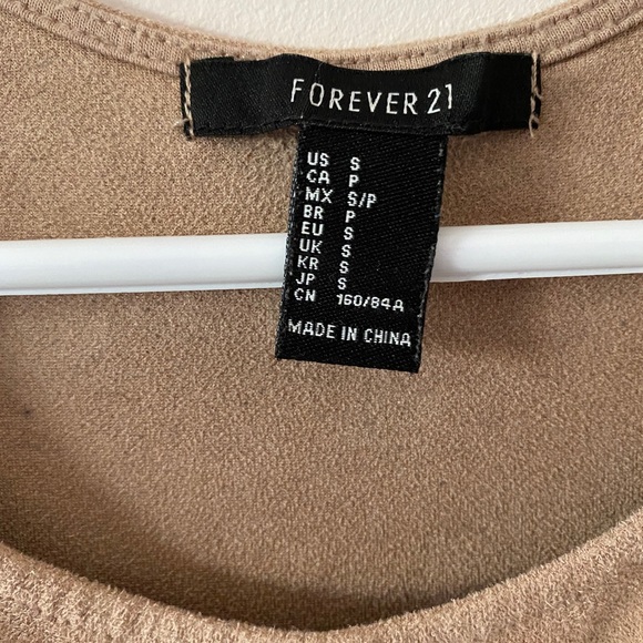 Forever 21 Faux Suede Tank Top - Picture 2 of 2